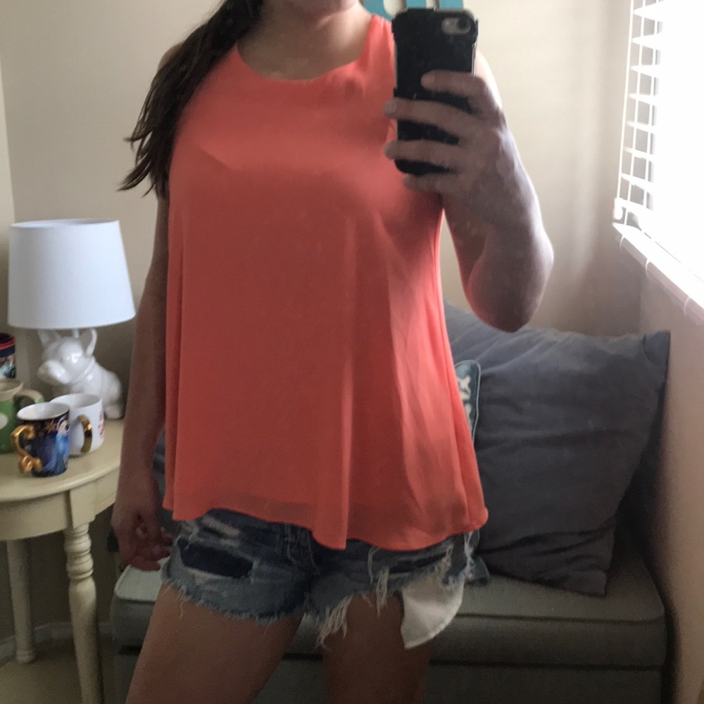 Orange shirt
